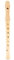 Rankomu Flöte 8-Loch Sopran Blockflöte Instrument Hochstimmige C-Tone Flöte mit Reinigungsstab G Fingersatz Holzdesign für Anfänger und Profionals