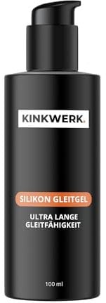 KINKWERK Silikonbasiertes Gleitgel 100 ml | Extra langanhaltend & ultra-gleitfähig | Perfekt für Anal & Langzeit-Spaß