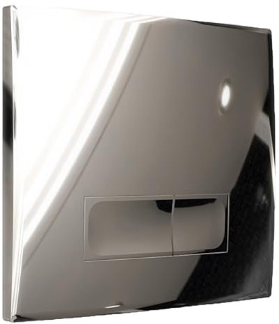 Dual Flush Plate Shiny Chrome