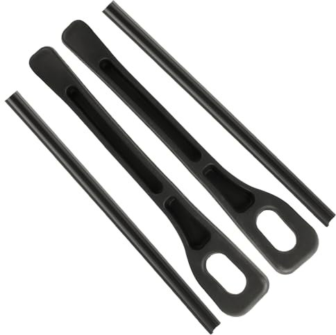 2 Pcs Car Seat Side Gap Filler Organizer, Universal Auto Car Seat Gap Filler Organiser Set, Vehicle Mounted Gaps Plugs Leak Proof Filling Strips for Console SUV Truck, with 2 Side Window Wipers