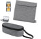 ANDINUS Set de 2 Bolsas Reutilizables – Tela Ecológica Sin BPA, Lavables y Sostenibles – Incluye Bolsa Desplegable y Bolsa Térmica Multifuncional para Alimentos, Medicinas y Objetos Personales