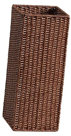 MagiDeal Woven Umbrella Holder Storage Bucket, Creative Multipurpose Modern Lightweight Umbrella Stand Woven Basket for Hallway Office, 20cmx20cmx49cm