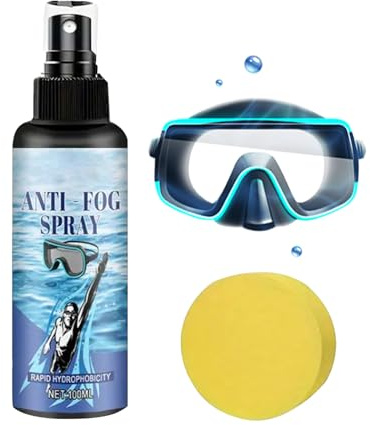 Anti Fog Spray For Glasses, 100ML Car Windscreen Demister Spray, Glasses Defogger Sprays, Swim Goggles Anti Fog Sprays, Lens Cleaner For Eyeglasses, Visors, Helmets, Swimming Goggles, Car window