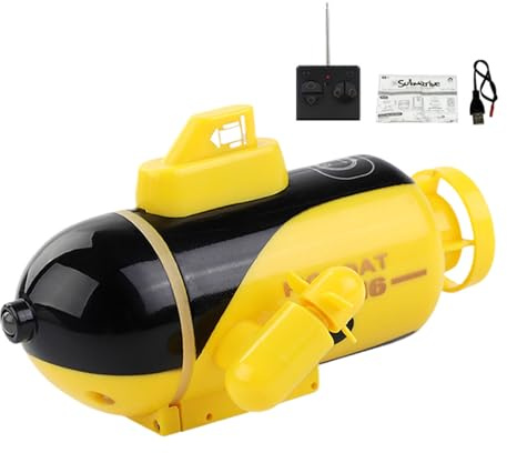 Generico RC U-Boot Spielzeug, ferngesteuertes U-Boot - Tauchspielzeug für - wasserdichte RC Rennboote High Speed Wiederaufladbare für Seen, Kinder, Mädchen