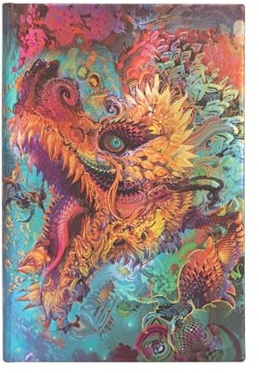 Humming Dragon (Android Jones Collection) Mini Lined Hardcover Journal: Hardcover, 85 gsm, ribbon marker, memento pouch, elastic closure