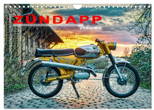 Zündapp-Träume (Wandkalender 2025 DIN A4 quer), CALVENDO Monatskalender: Der Ultimative Zündapp Kalender mit Mopeds aus den 60er und 70er Jahren. (CALVENDO Mobilitaet)