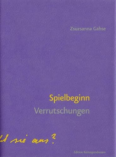 Spielbeginn: Verrutschungen