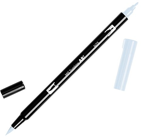 Tombow ABT-N75 Fasermaler Dual Brush Pen mit zwei Spitzen, cool grey 3