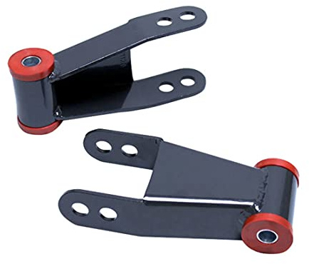 Maxtrac Suspension (410520) 2 Rear Lowering Shackle for Chevy C1500/C2500