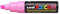 POSCA UNI-BALL Marqueur Pte large biseautée PC8K 8mm Rose Fluo