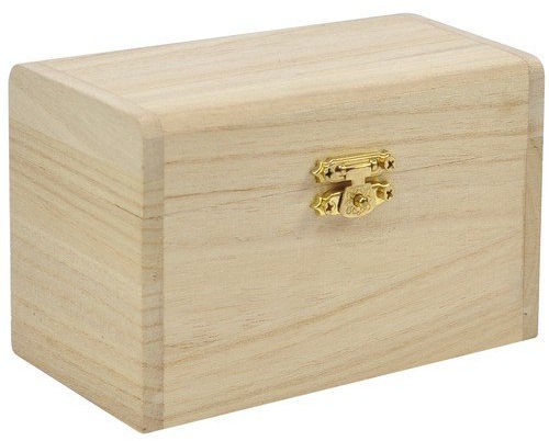 Eduplay, Schatzkiste, Schatztruhe, aus Holz, für Malerei