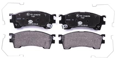 HELLA PAGID 8DB 355 006-621 Bremsbelagsatz - T1557 - Dicke/Stärke: 15.4mm | Kompatibel mit: FORD USA PROBE II, MAZDA 323 F VI, 323 S VI, 626 IV, 626 IV Hatchback, 626 V, 626 V Hatchback