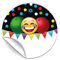 24 Aufkleber Bowling für Geschenkverpackung/Sticker für Verpackung von Gastgeschenk Mitgebsel/Kindergeburtstag/Party-Deko