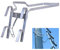 Ladder Standoff Universal V Shape for Downpipe Corner Fit Telescopic Ladders Extension Combination Stepladder Ladder Stay Accessory