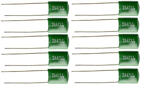 Kondensatoren für Gitarren, Polyesterfolie, 0,047uf/2A473J, 10 Stück