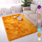 Teppich Orange Teppiche Hochflor Shaggy 90x160cm, Flauschig Weiche Antistatisch für Wohnzimmer flauschig Bettvorleger Schlafzimmer Outdoor