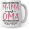 Pagma Druck Oma Tasse Geschenk, Großmutter Spruch Becher, Keramik Kaffeetasse für Omi, 330 ml, Rund, Klassiker, Wiederverwendbar
