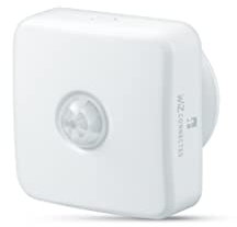 4lite Smart PIR Motion Sensor (White) Battery Operated IP20 Rated Motion Detector Compatible with WiZ with a 3m Sensor Range - 4l1/8036-4Yr Guarantee