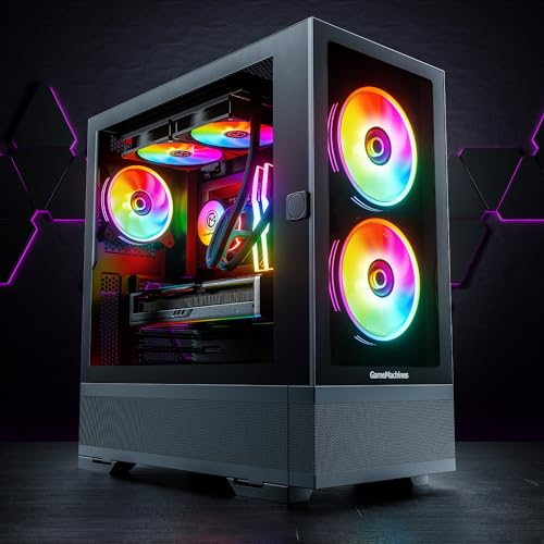 GameMachines Element - RGB Gaming PC - Wasserkühlung- AMD Ryzen 7 5800X - NVIDIA GeForce RTX 4060-1000GB SSD - 32GB DDR4 - WLAN - Windows 11 Pro