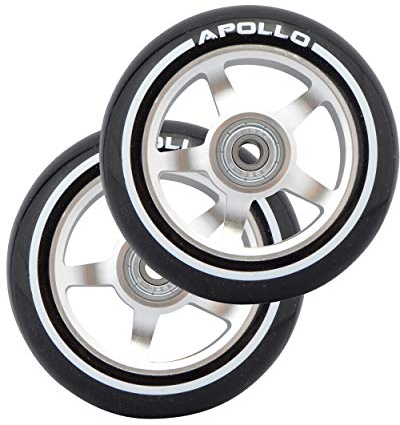 Apollo Stunt Scooter Ersatzräderset Pro Wheels - ABEC9 Kugellager, Roller Rad Ersatz-Räder passend Stunt-Scooter