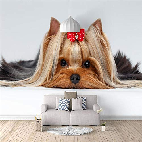 Fototapete Hund 300X200cm Selbstklebend Wandgemälde Wand Dekoration Schlafzimmer Tapete