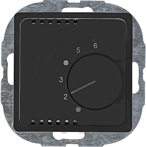 Kopp HK05 - Raumthermostat Wechsler, Farbe: mattschwarz, 290450006