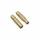 HangTon Kompatibel mit Lemo 1B FGG PHG-Stecker, männlich, weiblich, kreisförmig, Push-Pull-freie Buchse und Kabelstecker (4-polig, goldfarben)