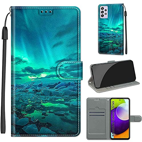 TOMYOU Hülle für Samsung Galaxy A52 / A52S 5G mit Kartenfach, Standfunktion, Magnetisch - PU Ledertasche Klapphülle für A52 4G/5G