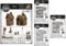 Tim Holtz Sizzix Village Collection Thinlits Stanzschablonen, Set mit 87 Stanzformen (665564) plus 3 aufeinander abgestimmte Mini-Texturen, Fades, Holz, 665461, 665462)