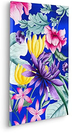 Komar Keilrahmenbild im Echtholzrahmen - Flower Kiss - Größe 40 x 60 cm - Wandbild, Kunstdruck, Wanddekoration, Design, Wohnzimmer, Schlafzimmer