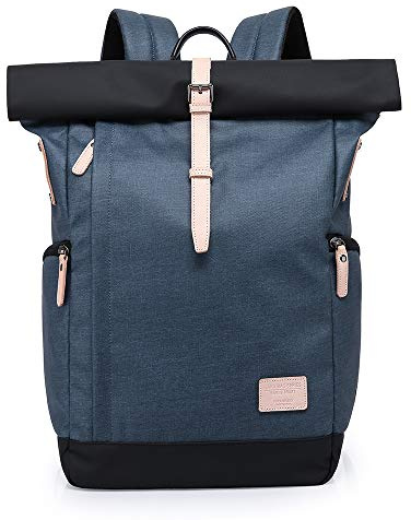 CongMing-huajia Urban Leisure Laptop Rucksack 15,6-Zoll-Multifunktions-wasserdichte Anti-Diebstahl-Schulrucksack Männlich/Weiblich-grau Blue