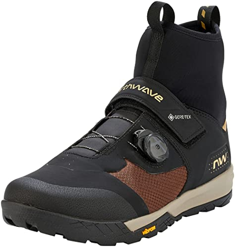 Northwave Kingrock Plus GTX Gravel MTB Winter Fahrrad Schuhe schwarz/braun 2023: Größe: 41