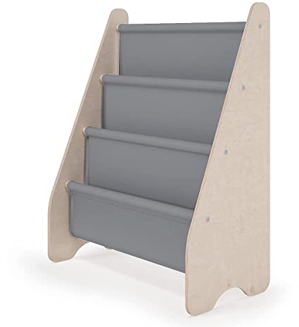 MAMOI® Bücherregal für Kinder, Bücherkiste für kinderzimmer, Book Shelf, Buchregal, Wandregal kinderregal, Kinderbücherregal, Bücherbank aus Holz, Kindermöbel für kleines Kind