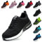 Baofular Chaussures de Sécurité Hommes Femmes Légère Basket Securite Confortable Antidérapante Chaussures de Travail Respirantes Noir Blanc 43 EU 265