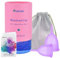 Menstrual Cup, Reusable Period Cups, Tampon and Pad Alternative, Made of Medical Grade Silicone, Comfortable, Pack of 2, Various Sizes (1 Large and 1 Small)