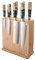 Katana Saya Elements 9 Piece Kitchen Knife Set, Rainforest Green - High Carbon VG-10 Damascus Steel for Extreme Toughness & Sharpness – Natural Olivewood & Resin Handle