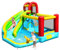 COSTWAY Aufblasbare Hüpfburg mit Rutsche Sprungbereich, Springburg Spielpool, Wasserpark Planschbecken 320 x 305 x 213 cm