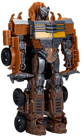 Hasbro Transformers: Rise of The Beasts Buzzworthy Bumblebee Smash Changers 9 Scourge Figure, Black
