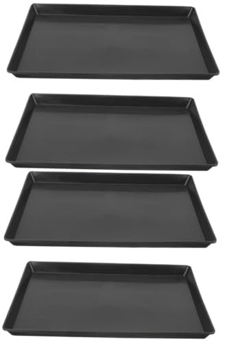 BESPORTBLE 4 Piezas Inodoro de Loro Recogedor Jaula pájaros Bandeja de Jaula para Perros Jaula para Perros XL Jaula de Perro Jaula para pájaros Grande Bandeja de Caja Orinal de Conejito Piso