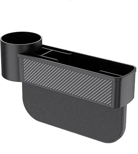 LEPIZ Auto Sitzlücken Aufbewahrungsbox Lückenbox Mit Getränkehalter Utensilientaschen Kleine Gegenstände können platziert Werden, Für Mercedes-Benz GT CLK CLS GLC GLA GLE GLK GLS GL SLK,1 Piece