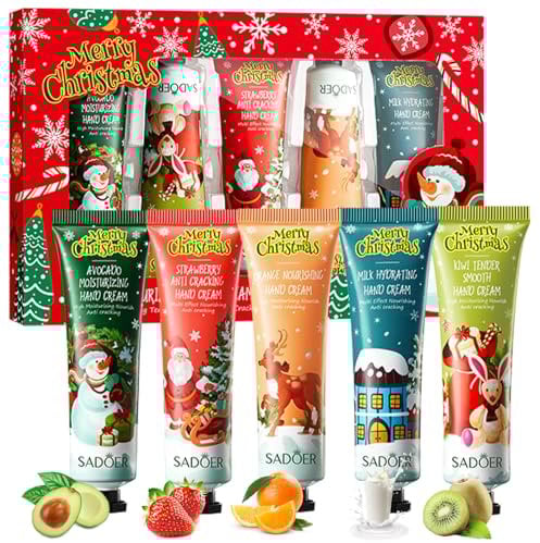 Floral assorted Hand Cream,Hand Cream Gift Sets,Enriched with Shea Butter, Deeply Hydrating & Nourishing Non-Greasy Natural Aloe And Vitamin E For Women Perfect Gifts
