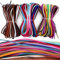 NVGFTG 60pz Cordino Corde Pelle per Collane Bracialetti, 3 mm × 1 m Colorato Cordino Cuoio, Cordoncino in Pelle Scamosciata Corda Di Cuoio, 60 Colori