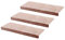 GAROZATION 5er Set Treppenmatten Selbstklebend Mit Lumineszierenden Eigenschaften PVC rutschfeste Stufenmatten Für Innen Ideal Für Holztreppen Beige