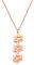MeMeDIY Personalisierte Hund Pfote Halskette mit Eingraviertem Namen Pfoten-Halskette aus Edelstahl/925er Sterlingsilber 1-4 Katzen Pfoten-Halskette Haustier-Gedenkschmuck (Rose Gold 3)