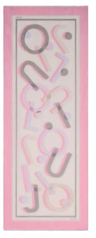 LIU JO Stola mit Aufdruck 70 x 180 cm, M9359 St. Strip Bright Ca, 70 x 180 cm