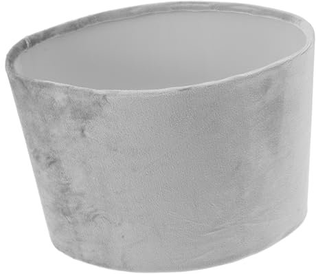 IWOWHERO Ovaler Lampenschirm Aus Stoff Für Tischlampe Dekorative Lichthülle Tischlicht Zubehör Einfache Installation Und Entfernung Für Schlafzimmer Und Wohnzimmer