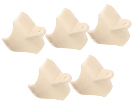Klarinetten Daumenschutz aus Kunststoff 5stücke für Mehr Stabilität Khaki | ABS Material, Leicht zu Montieren, Rutschfest und Flexibel, Zubehör für Klarinette, 2,6x2,5x2cm