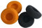 Adhiper Replacement Earpads Ear Cushions for Koss Porta Pro, KSC75, KPH40, KPH30i and JLab Rewind Headphones, 2 Pairs PORTAPRO Ear Cushions 50mm (Orange + Black)