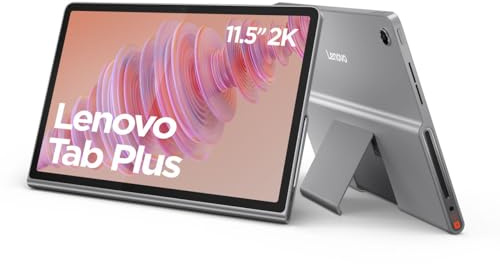 Lenovo Tab Plus Android Tablet | 11.5 inch 2K Display | 128GB | Wi-Fi 5 | 8GB RAM | Luna Grey (Renewed)