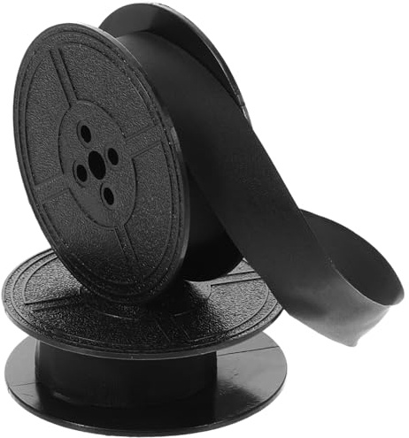 TOYZFRIENDY Universelles Schwarzes Nylon Schreibmaschinen Tintenband Kompakt und Passend für Büro und Mechanische Schreibmaschinen Langlebiges Doppelspulen Farbband